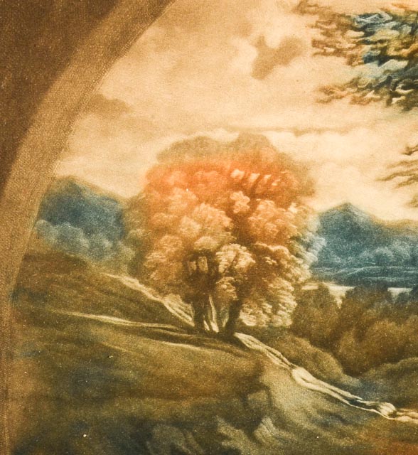 Antique Arlent Edwards Mezzotint After "The Frankland Sisters"