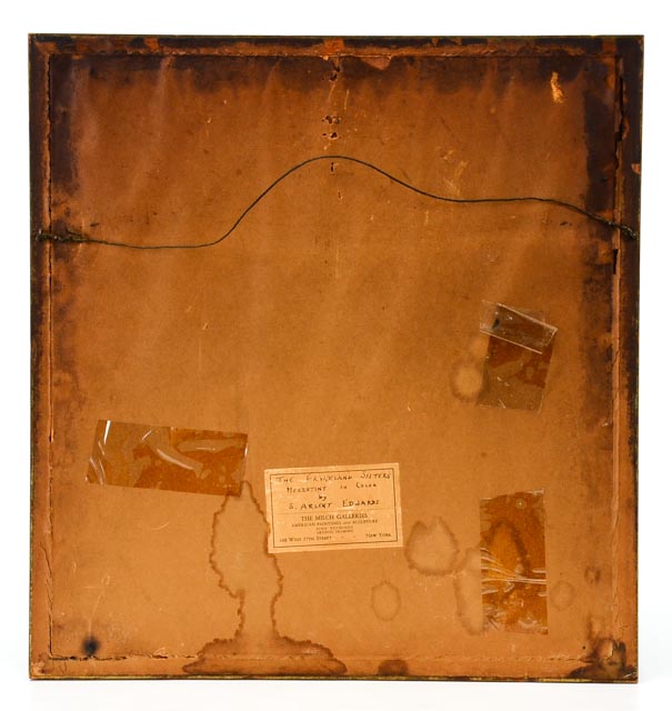 Antique Arlent Edwards Mezzotint After "The Frankland Sisters"