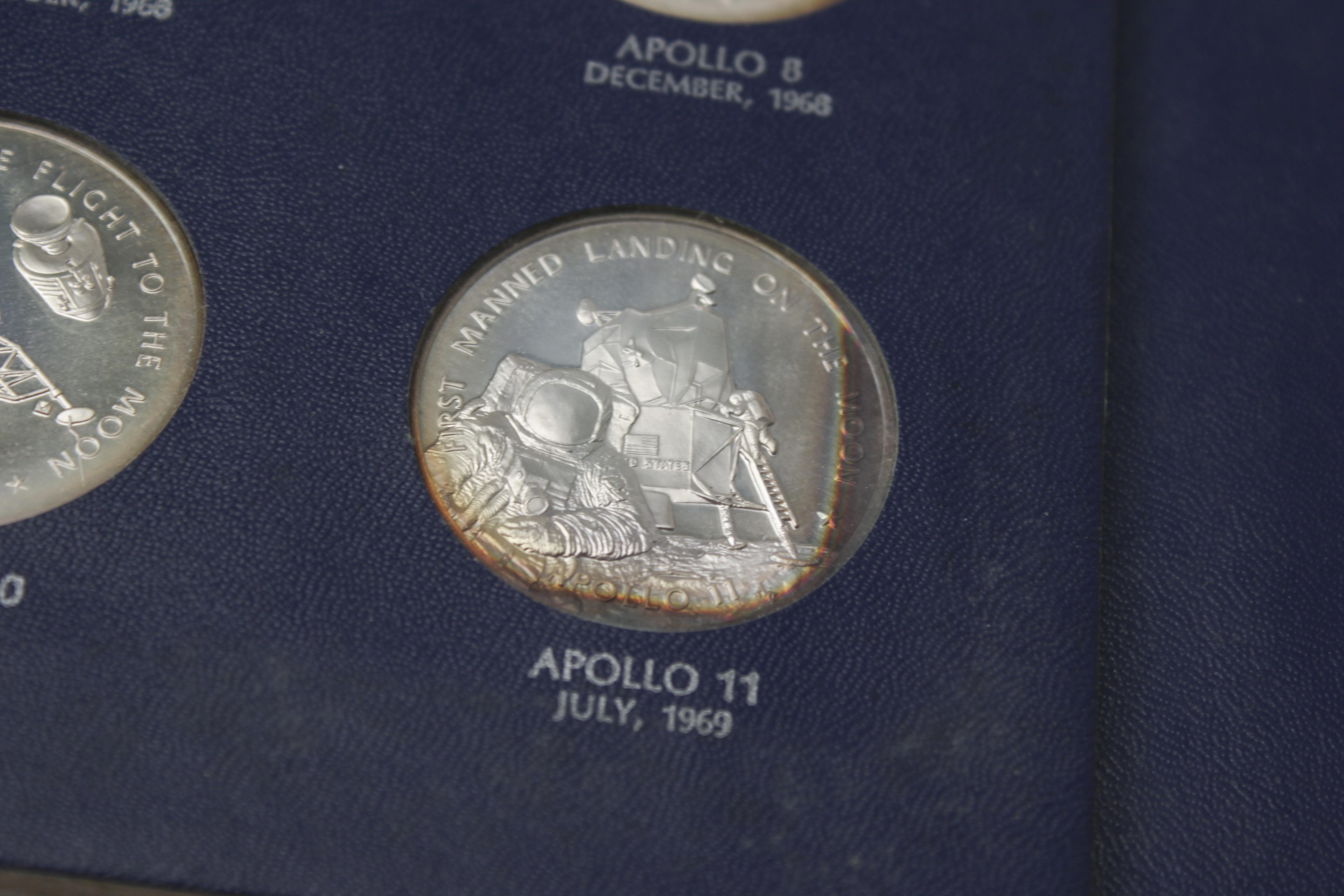 Franklin Mint 'America In Space" First Edition Sterling Proof Set