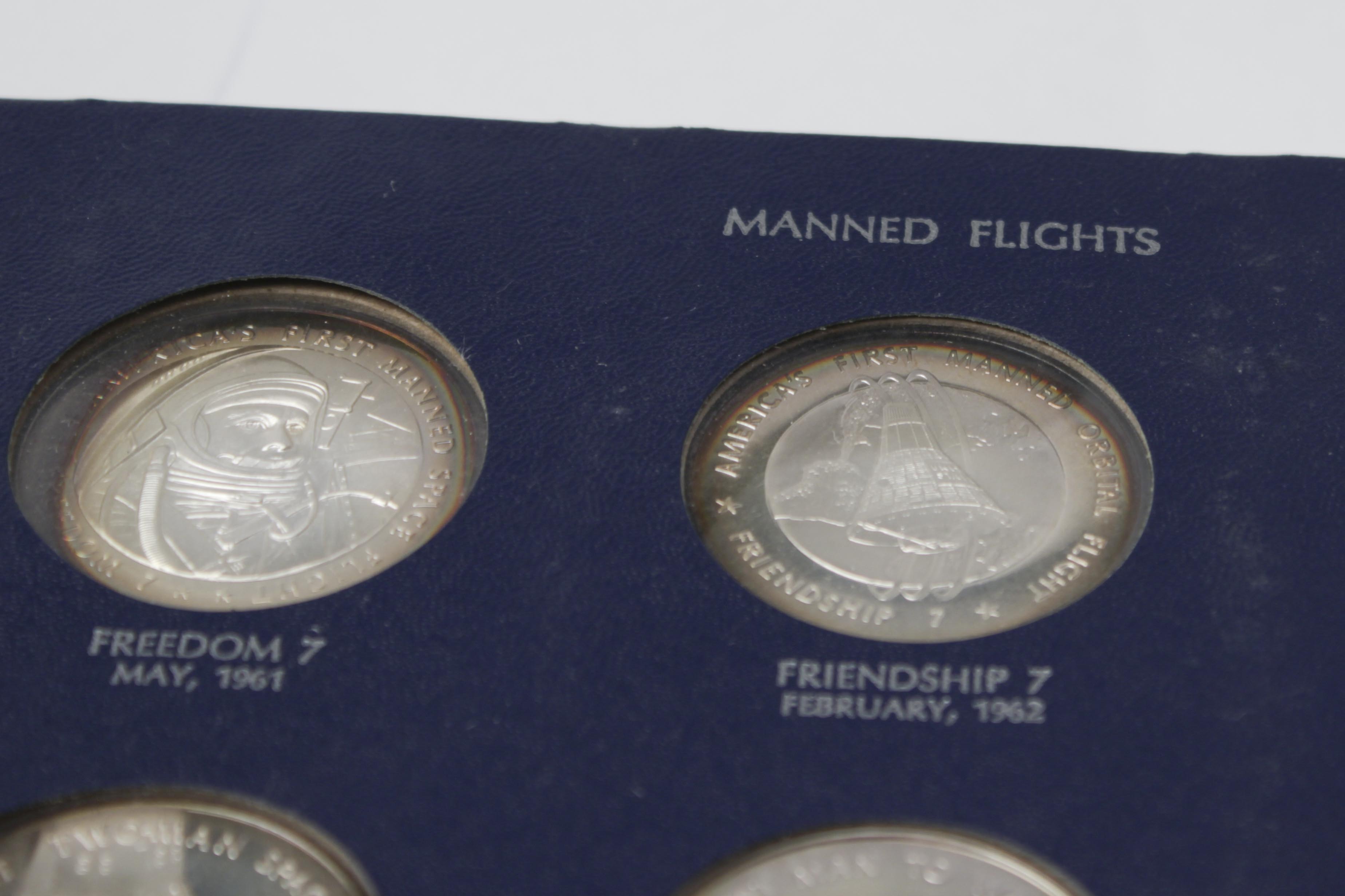 Franklin Mint 'America In Space" First Edition Sterling Proof Set