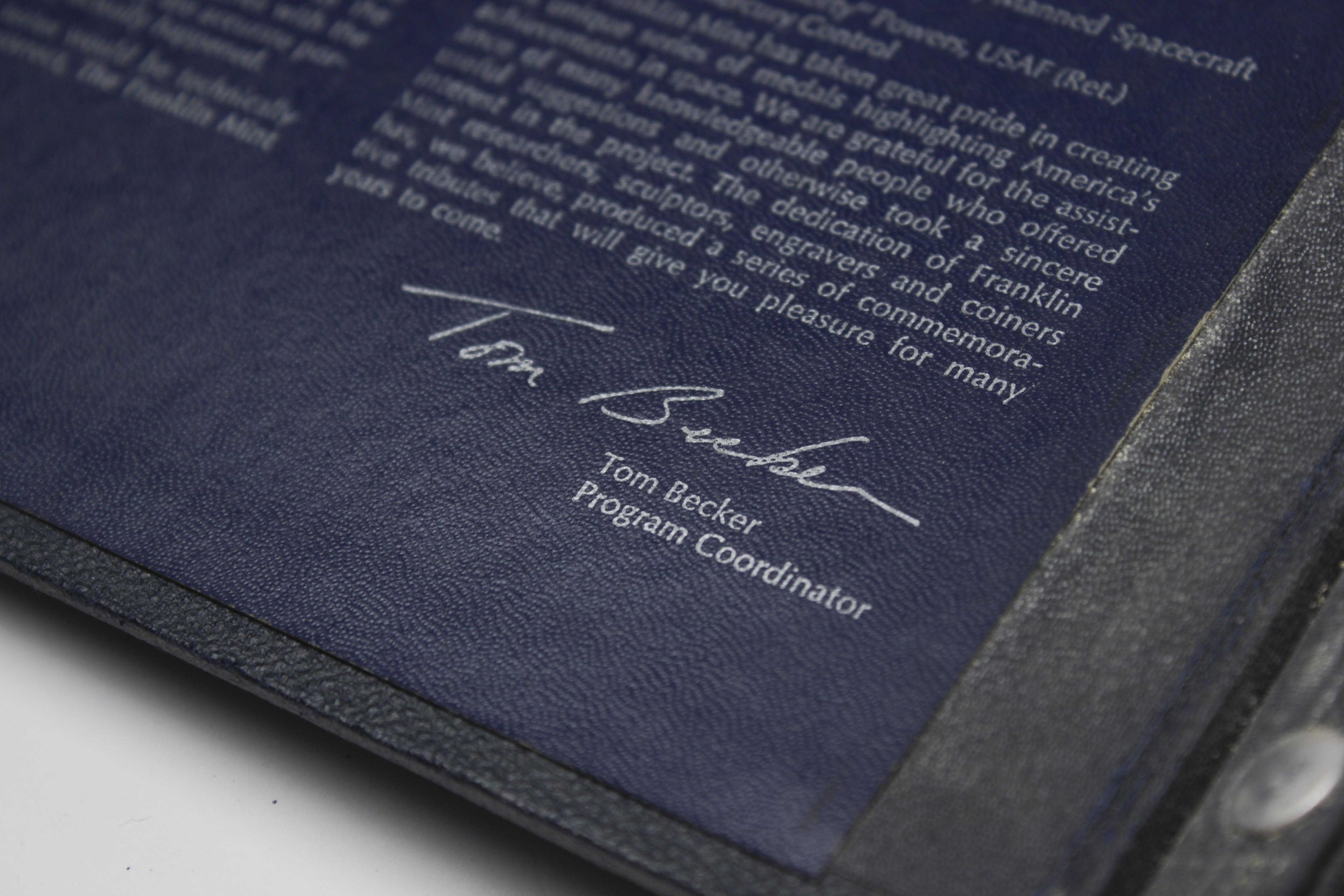 Franklin Mint 'America In Space" First Edition Sterling Proof Set