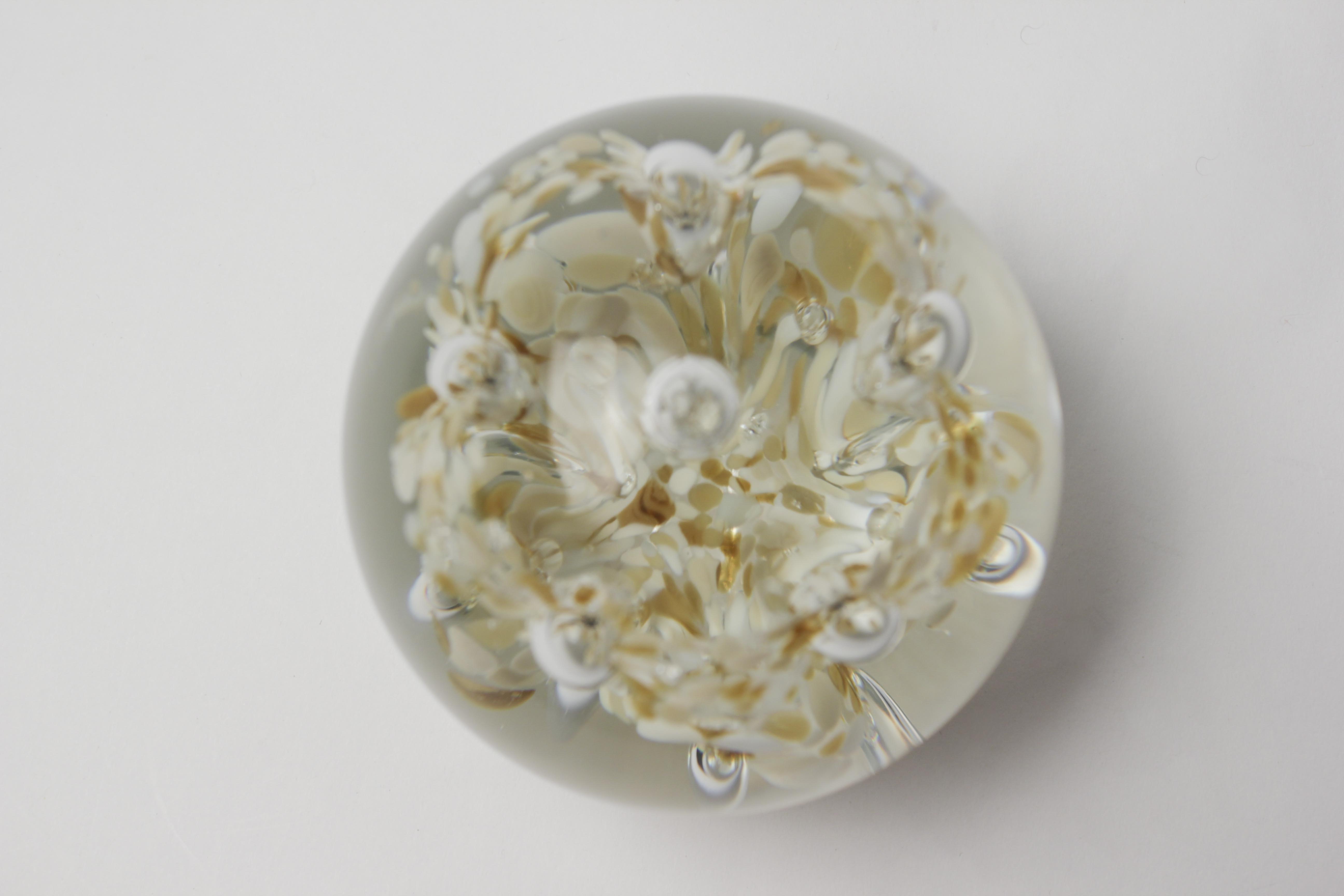 Signed Joe Zimmerman Vintage Paperweight