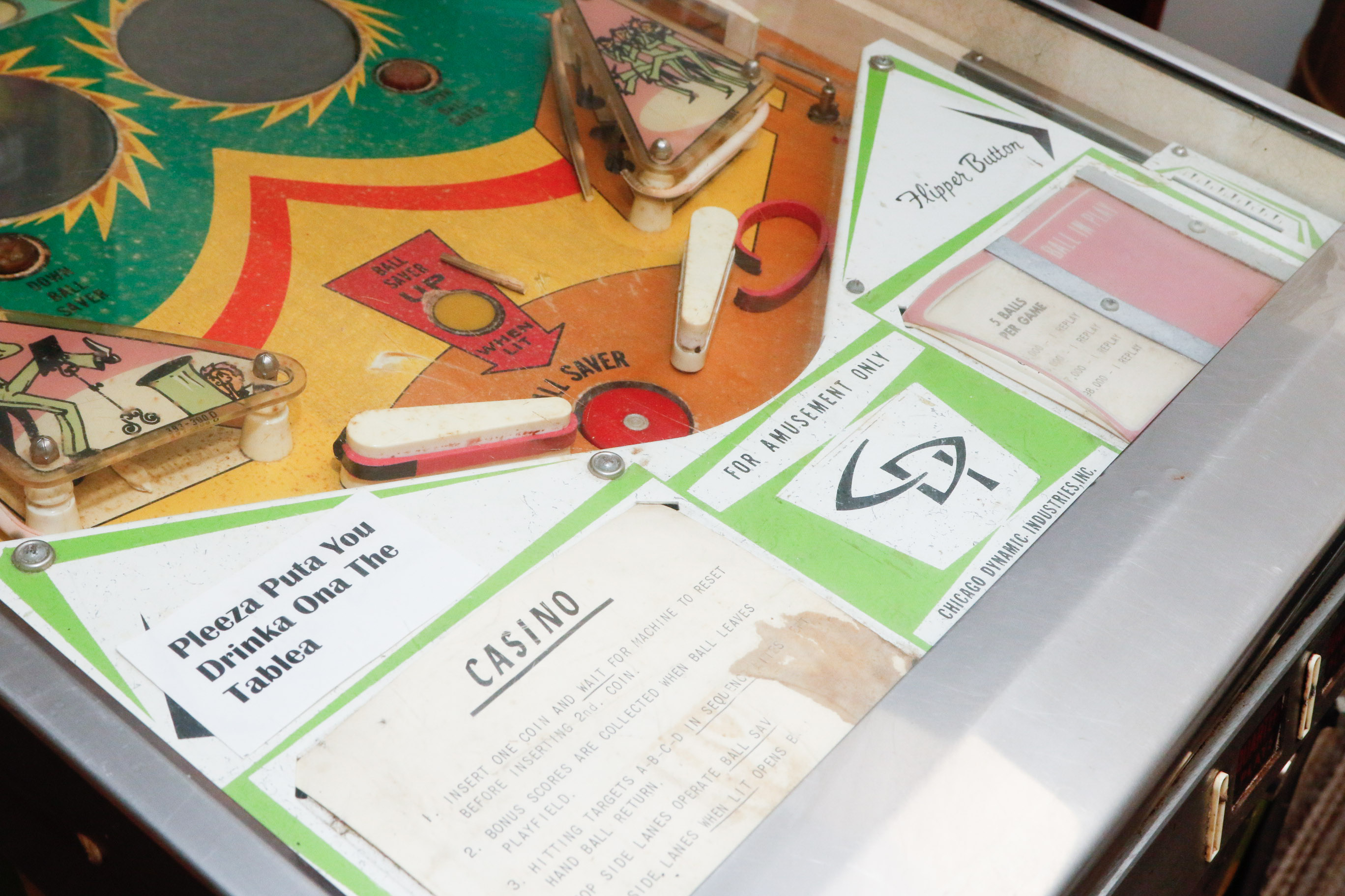 "Casino" Pinball Machine by Chicago Coin