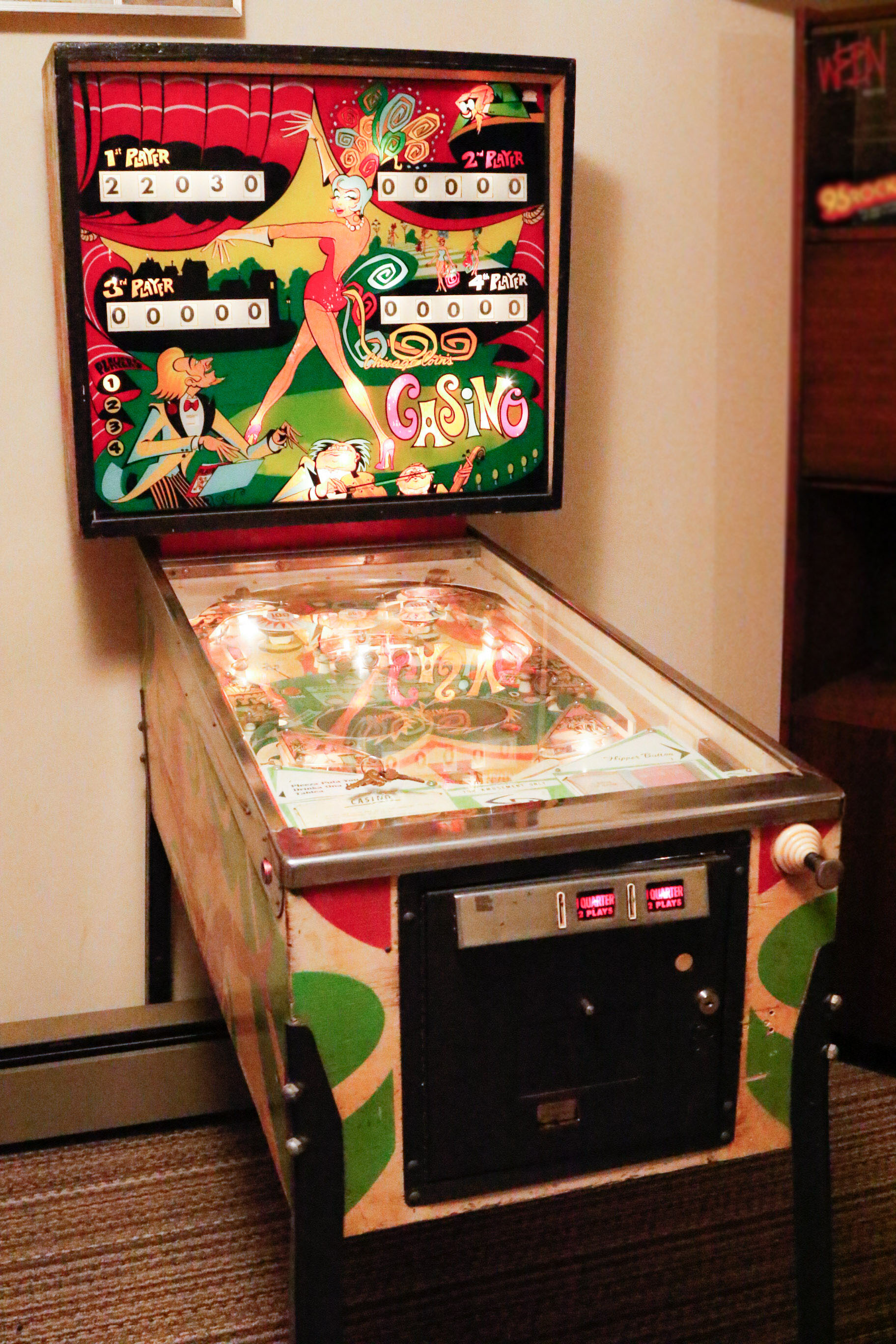 "Casino" Pinball Machine by Chicago Coin