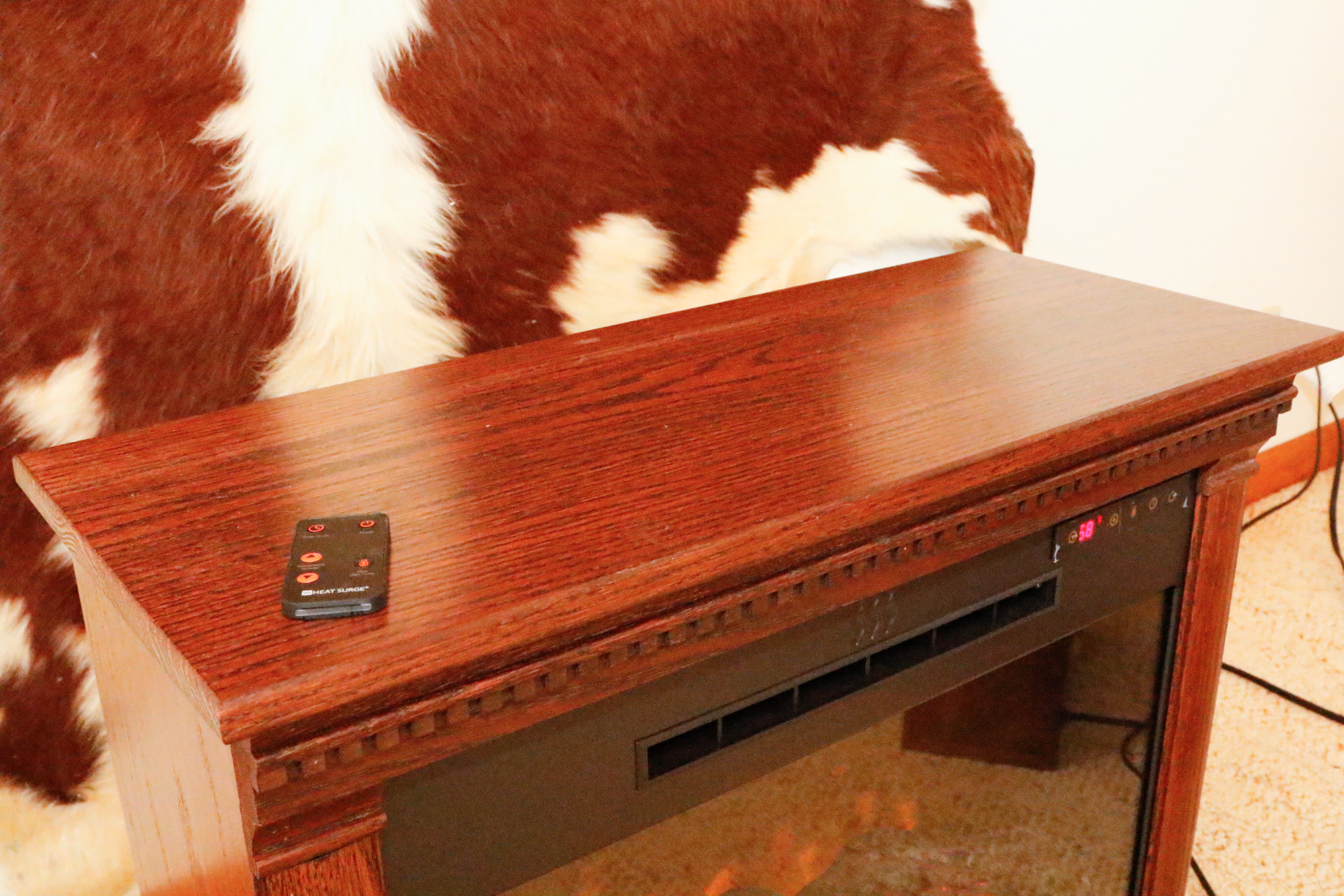 Two Heat Surge Electric Fireplace Units