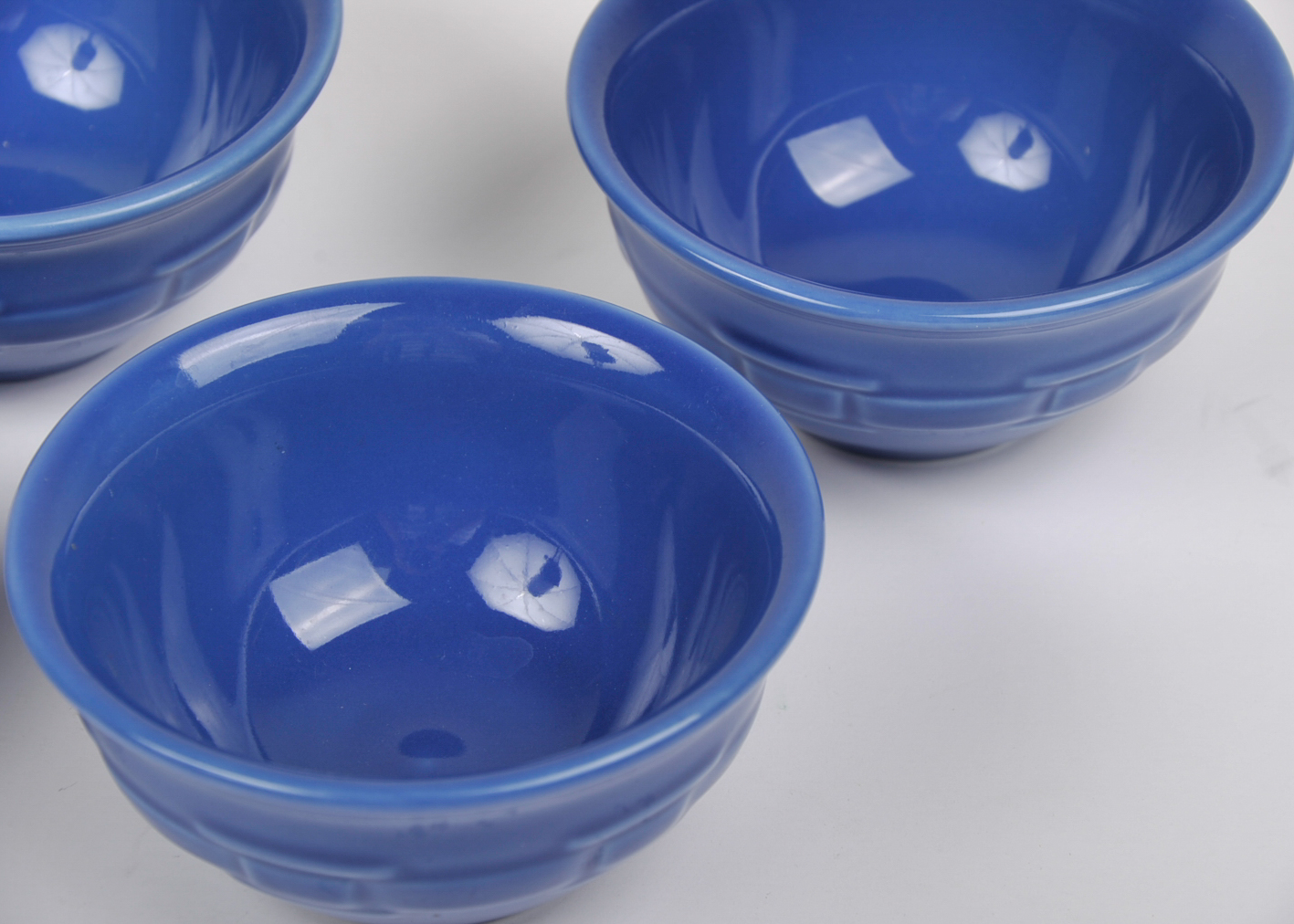 Set of Glazed Pottery Bowls