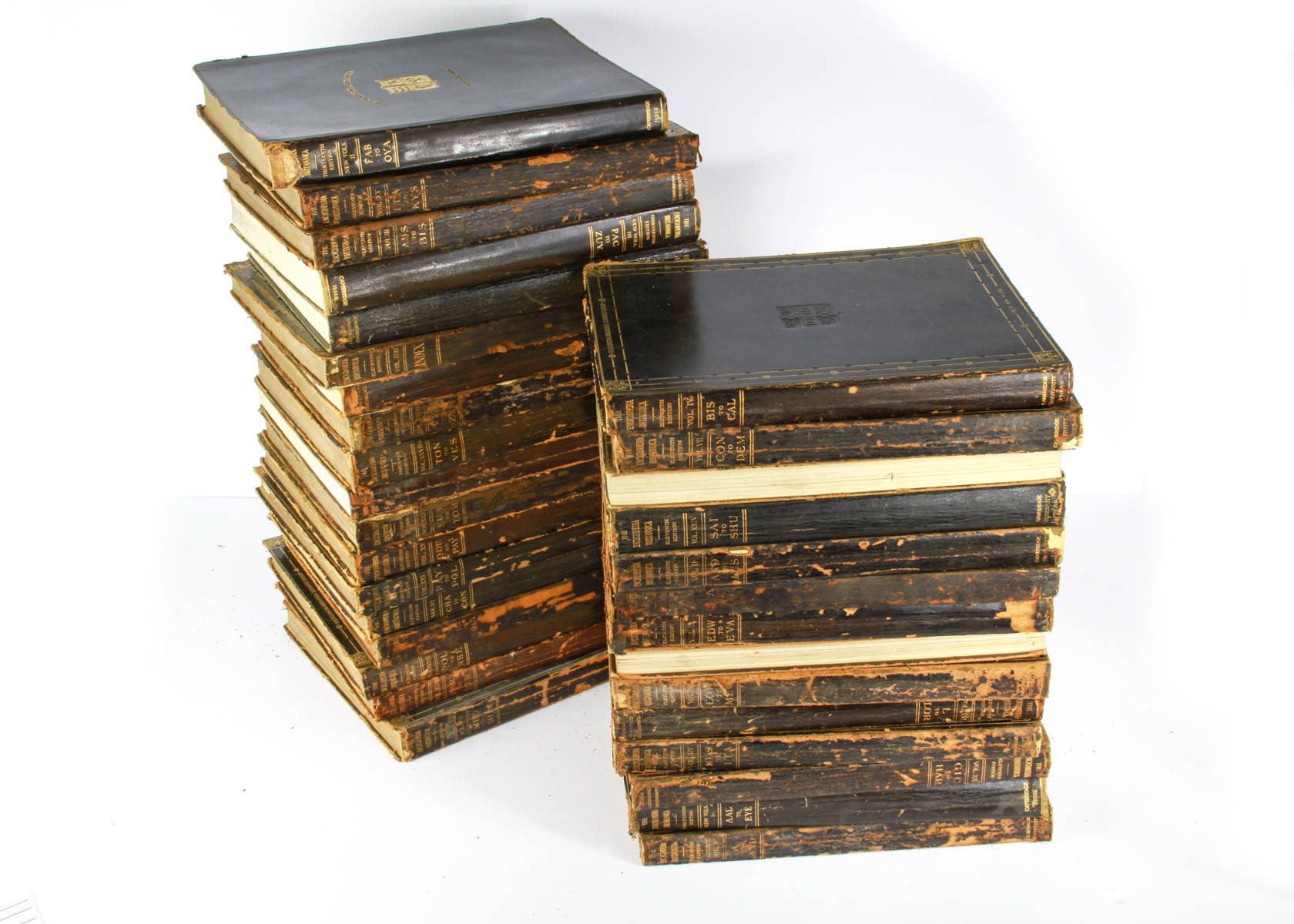 Collection of Antique Encyclopedia Brittanicas
