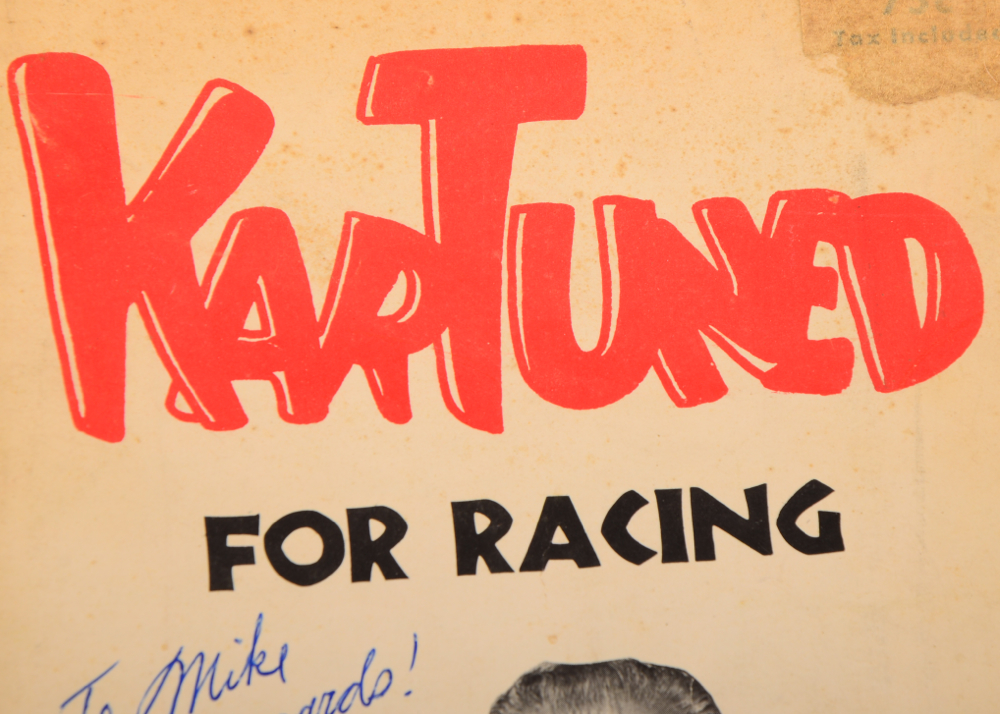 Indy 500 Starter Pat Vidan Signed Book