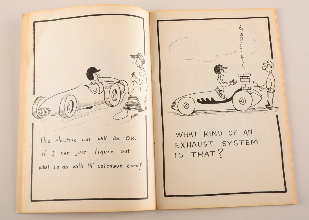 Indy 500 Starter Pat Vidan Signed Book