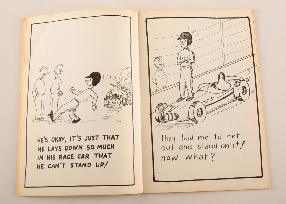 Indy 500 Starter Pat Vidan Signed Book