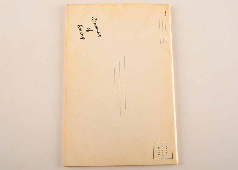 Indy 500 Starter Pat Vidan Signed Book