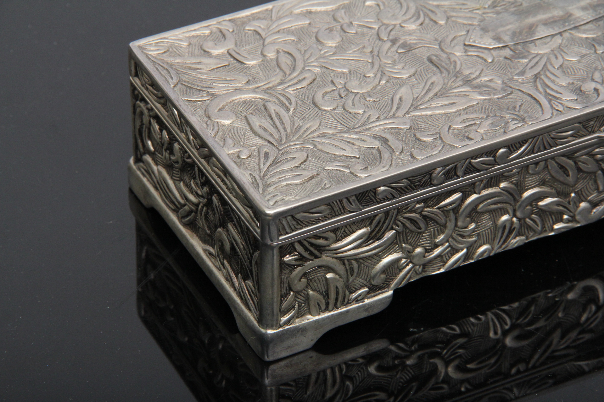 Vintage Godinger Silver Plated Jewelry Box