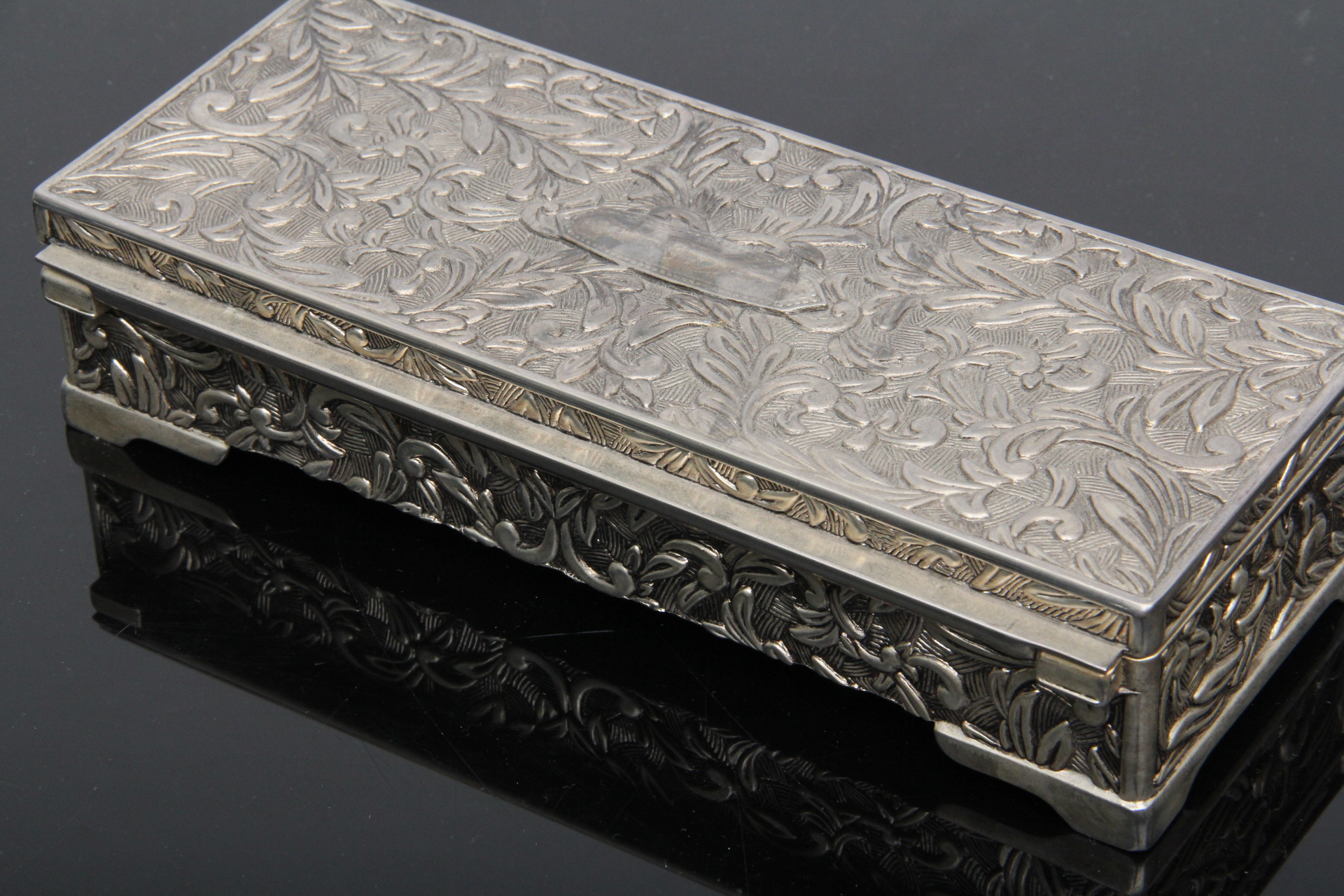 Vintage Godinger Silver Plated Jewelry Box