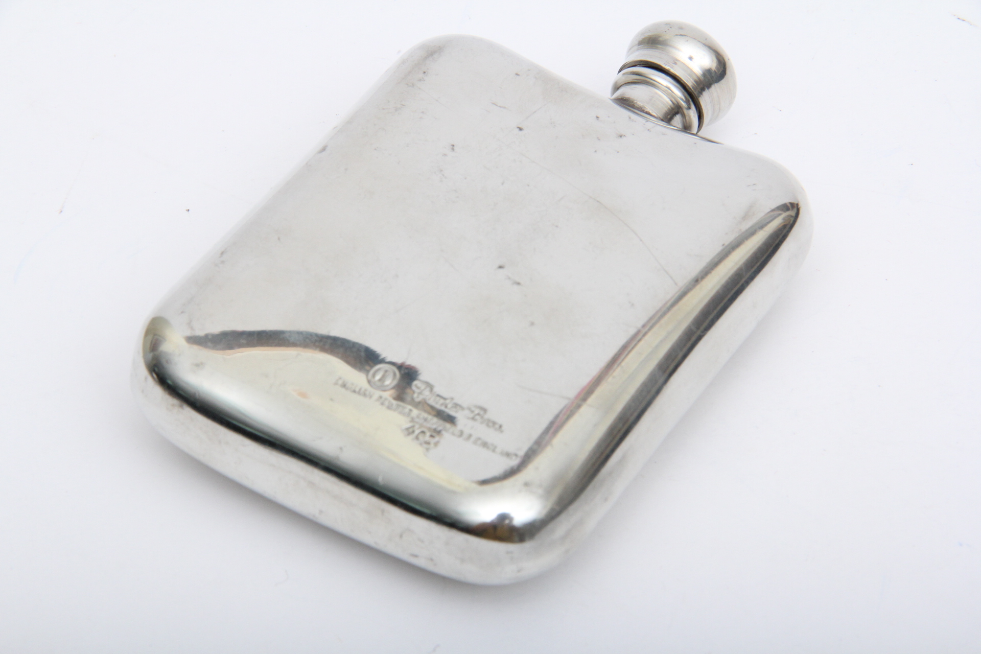 Pinder Bros. English Pewter Flask