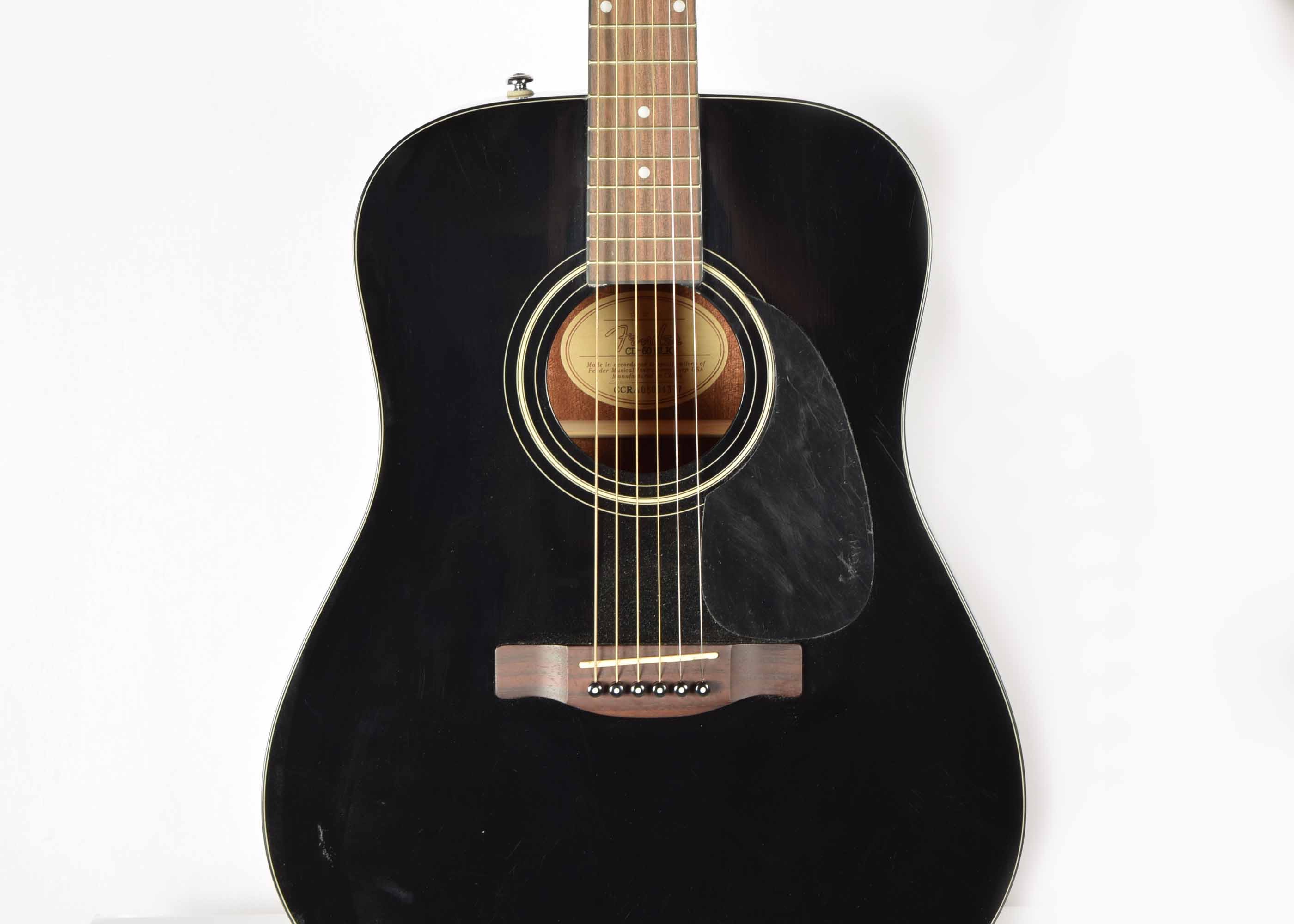 Fender CD-60 Dreadnought Style Acoustic Guitar with Case