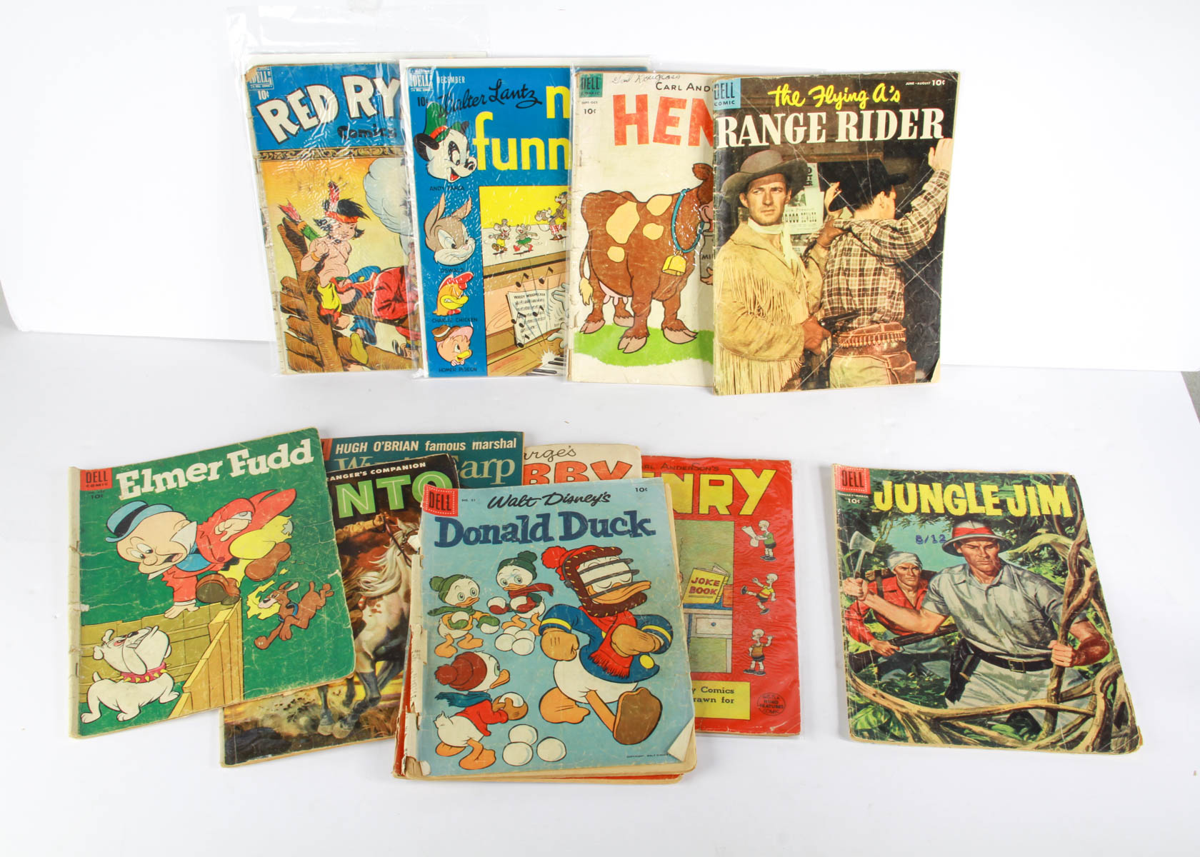 Collection of Vintage Dell Comic Books