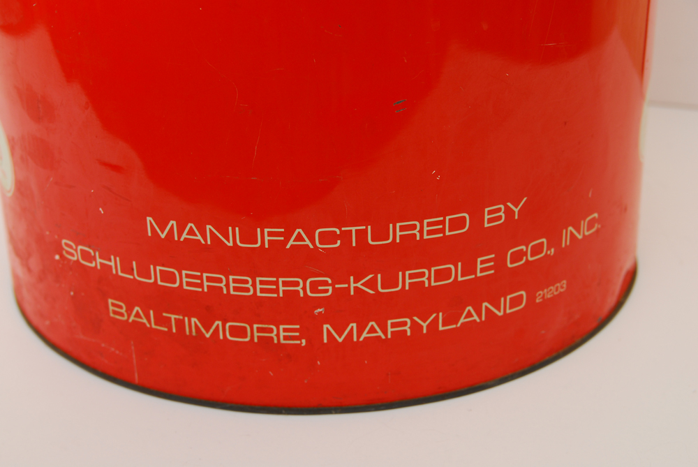 Large Vintage Esskay Pure Lard Tin