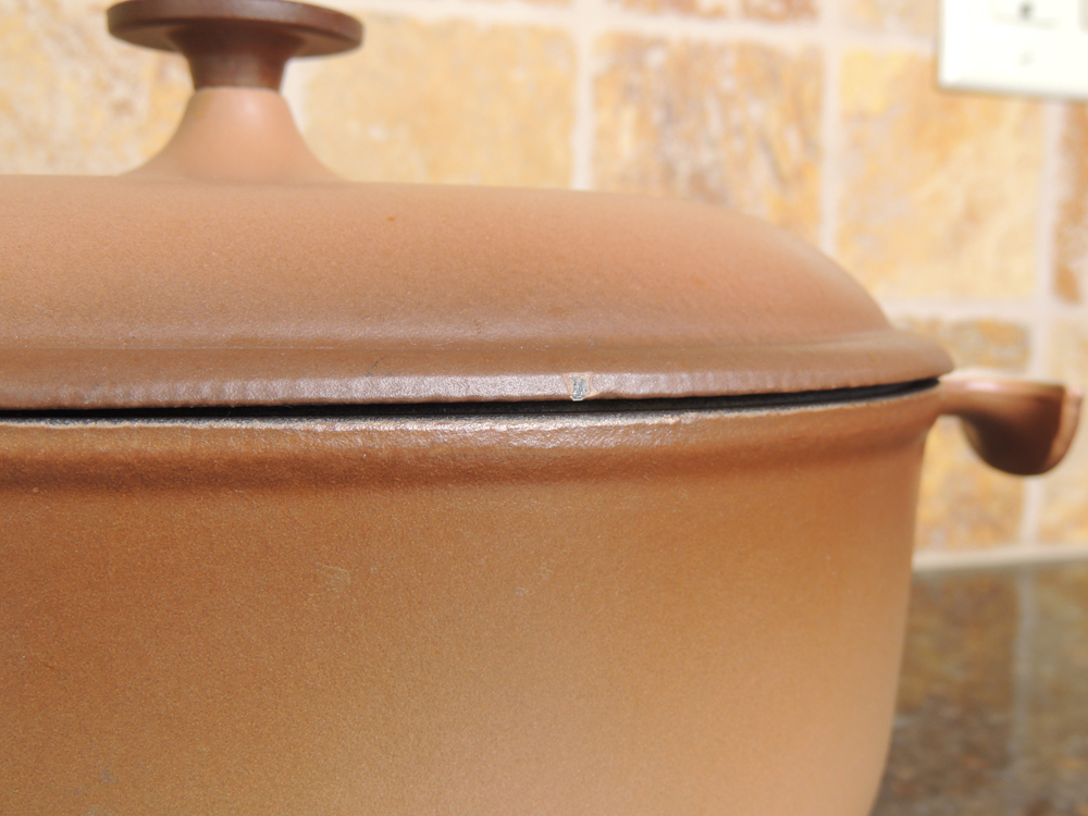 Vintage Le Creuset and Nomar Enameled Cast Iron Casserole Dishes