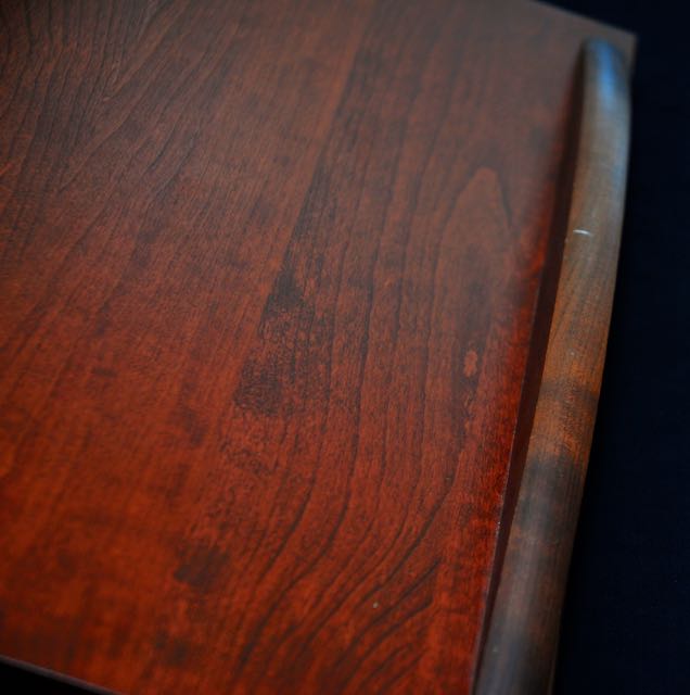 Wooden Dictionary Stand and "Atlas of the World" Book