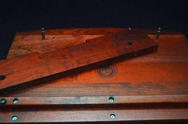 Wooden Dictionary Stand and "Atlas of the World" Book