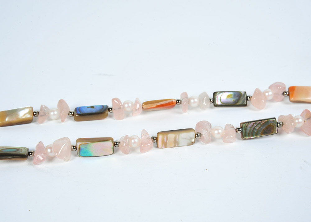 Collection of Stone and Quartz Necklaces