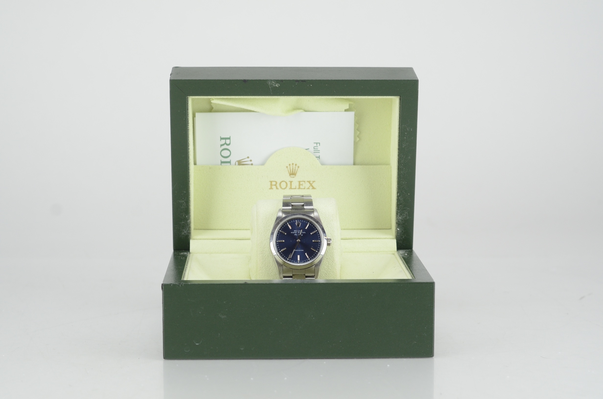 Men's Rolex "Air King" Stainless Steel Watch