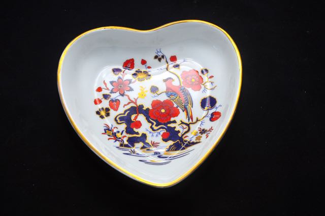 Vintage Aynsley Bird of Paradise Trinket Dish