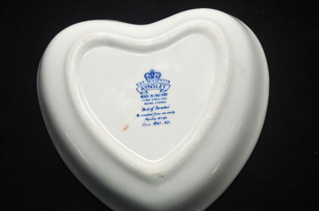 Vintage Aynsley Bird of Paradise Trinket Dish