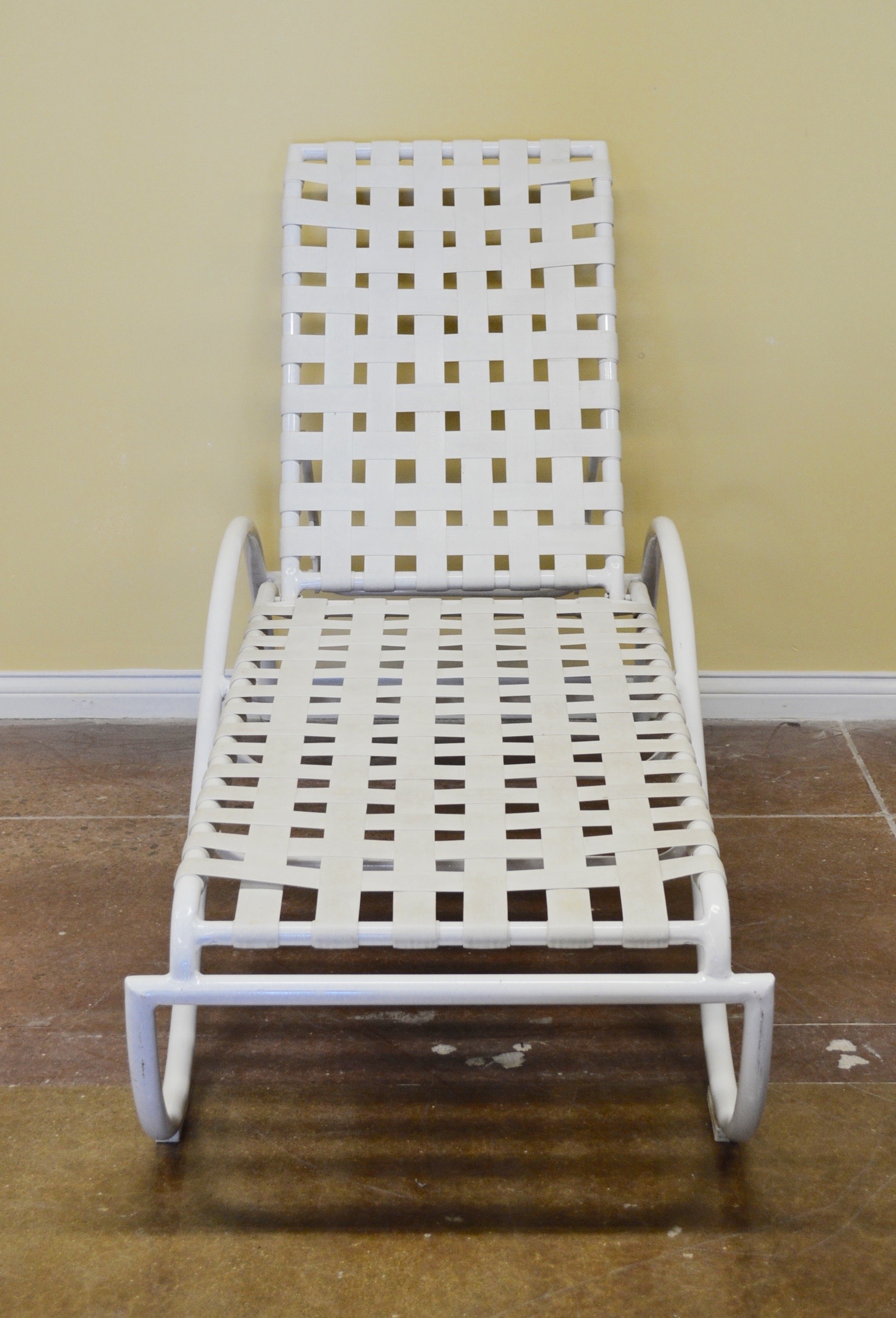 White Outdoor Lounge Chair
