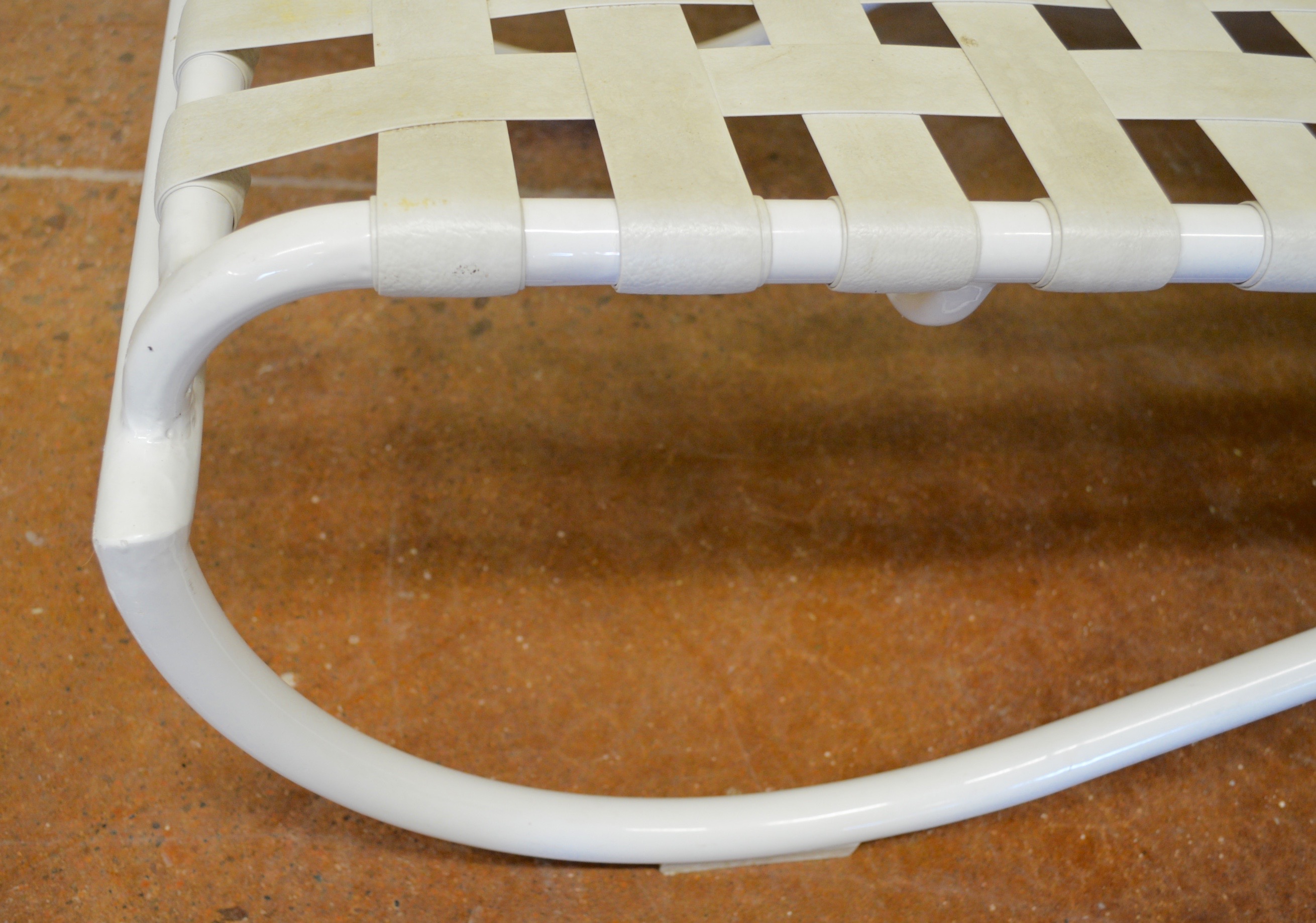 White Outdoor Lounge Chair