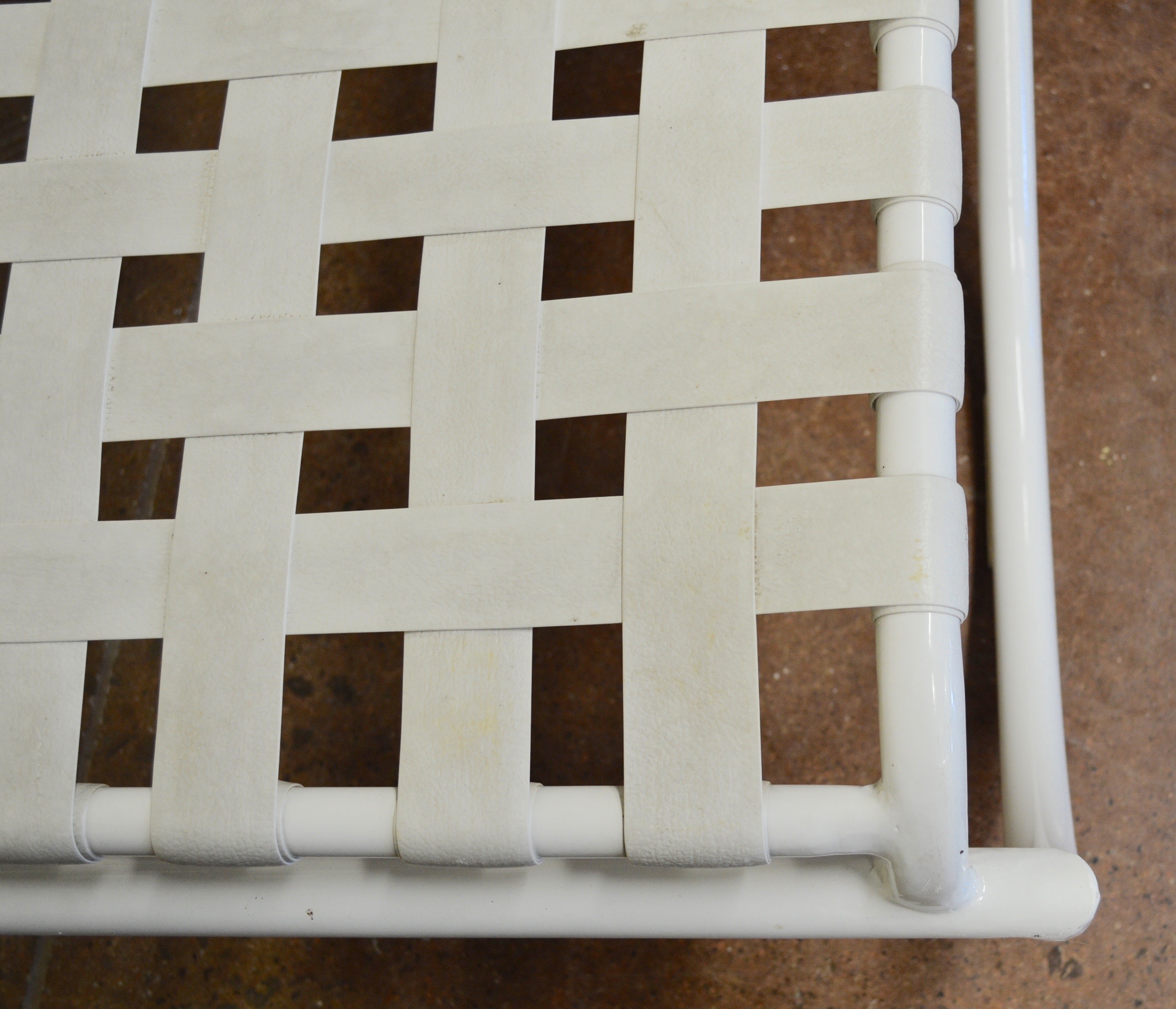 White Outdoor Lounge Chair