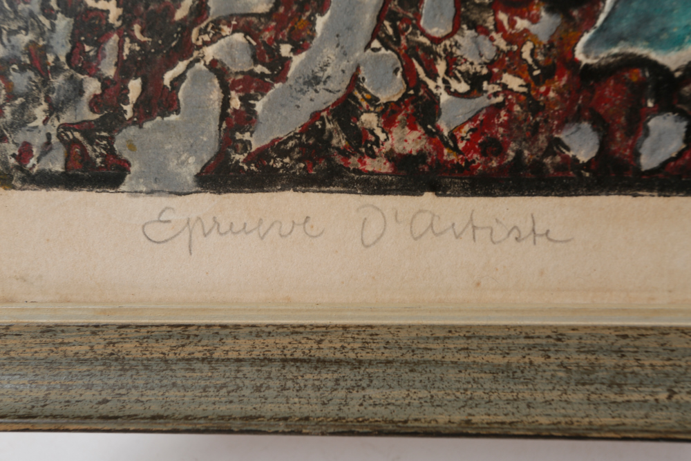 Nikolai Astrup Artist's Proof Abstract Aquatint