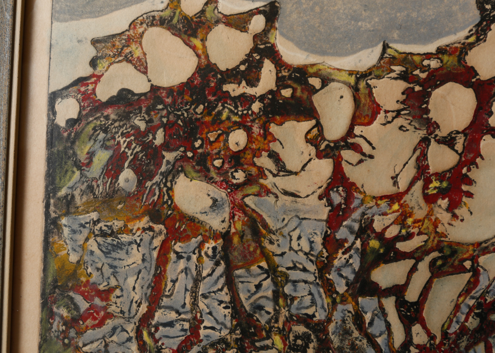 Nikolai Astrup Artist's Proof Abstract Aquatint