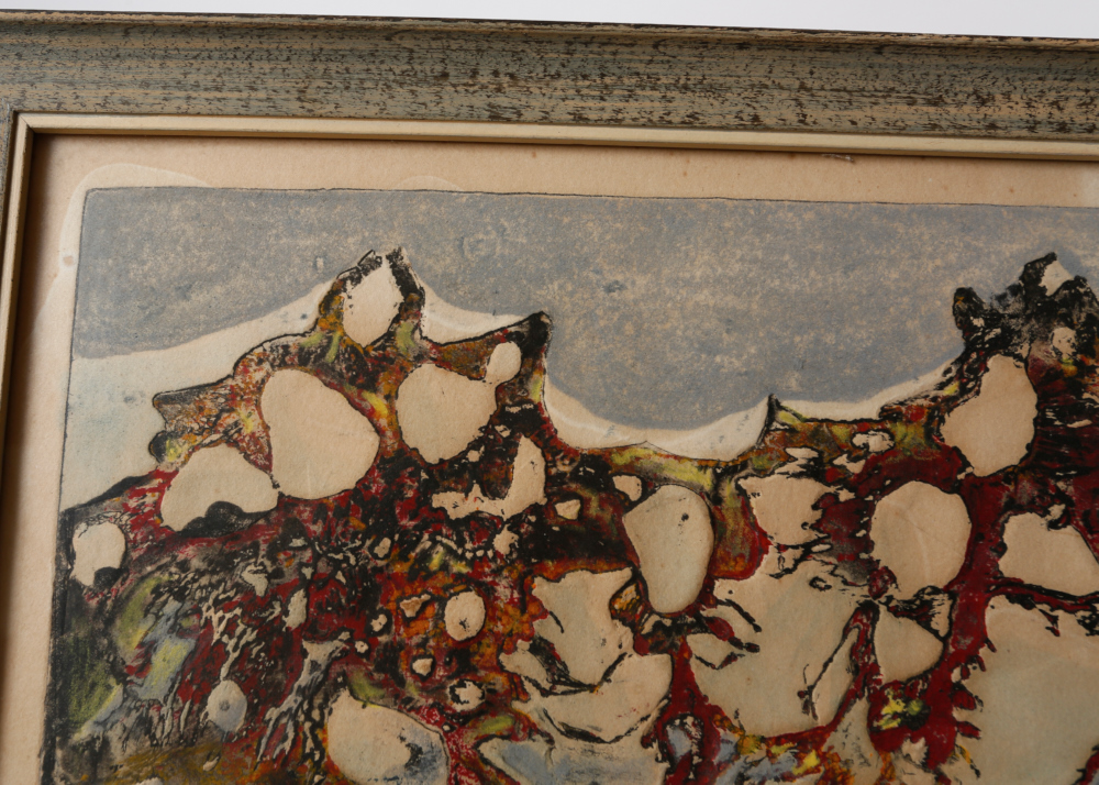 Nikolai Astrup Artist's Proof Abstract Aquatint