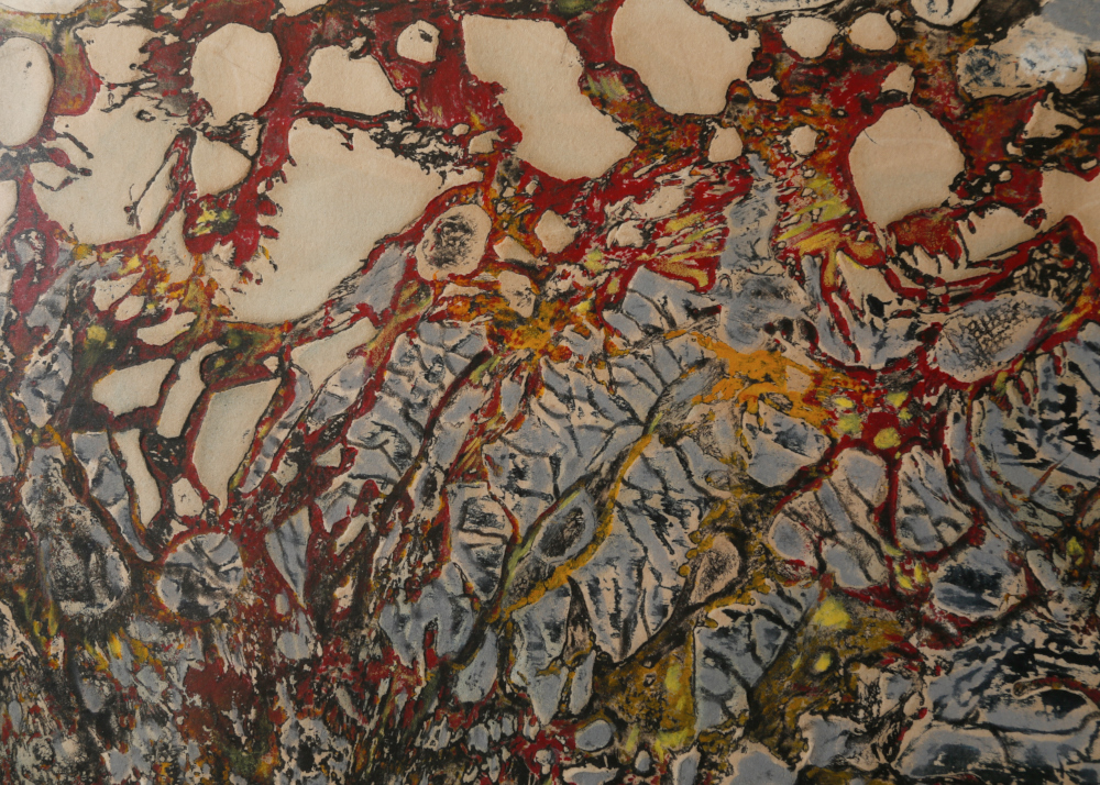 Nikolai Astrup Artist's Proof Abstract Aquatint