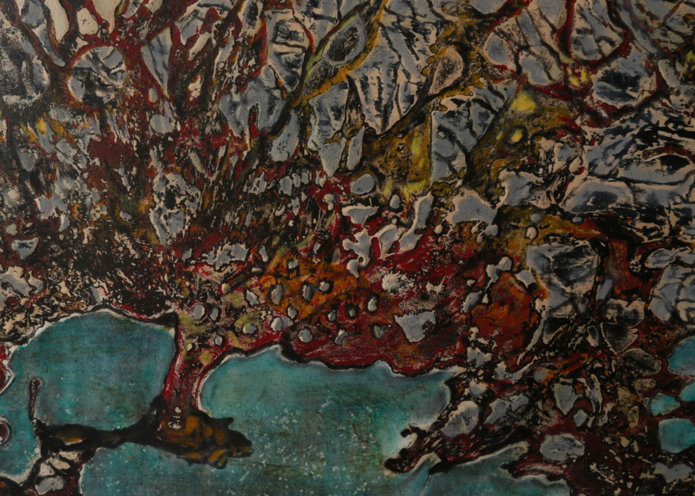 Nikolai Astrup Artist's Proof Abstract Aquatint