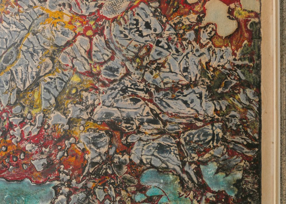 Nikolai Astrup Artist's Proof Abstract Aquatint