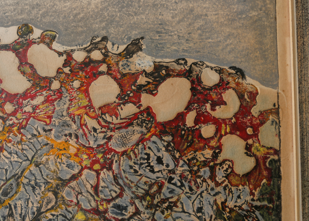 Nikolai Astrup Artist's Proof Abstract Aquatint