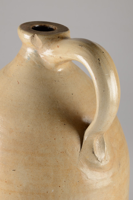 Floral Decorated Stoneware Jug