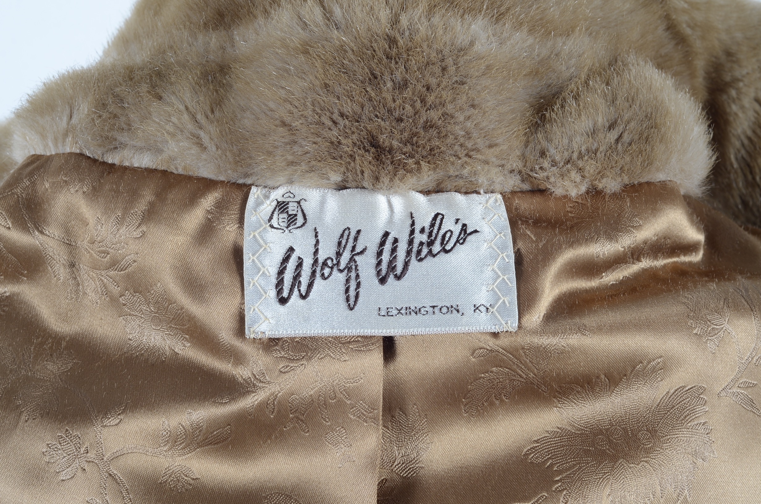 Vintage Tissavel France Faux Mink Jacket from Wolf Wiles