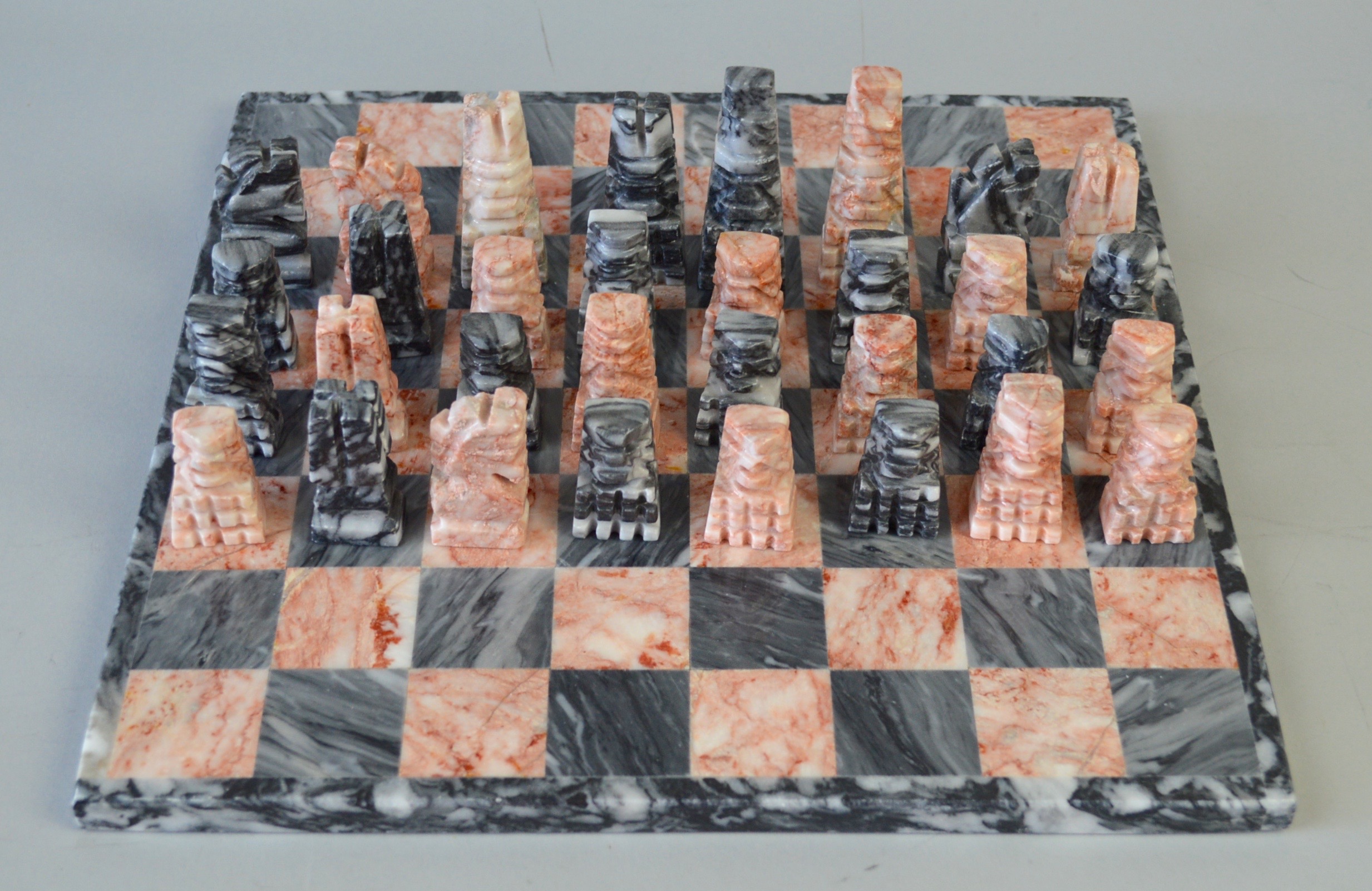 Marble Chess Set and Premier Collection Chinese Checkers Set