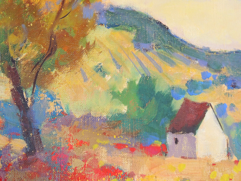 Georges Hosotte Painting of French Countryside