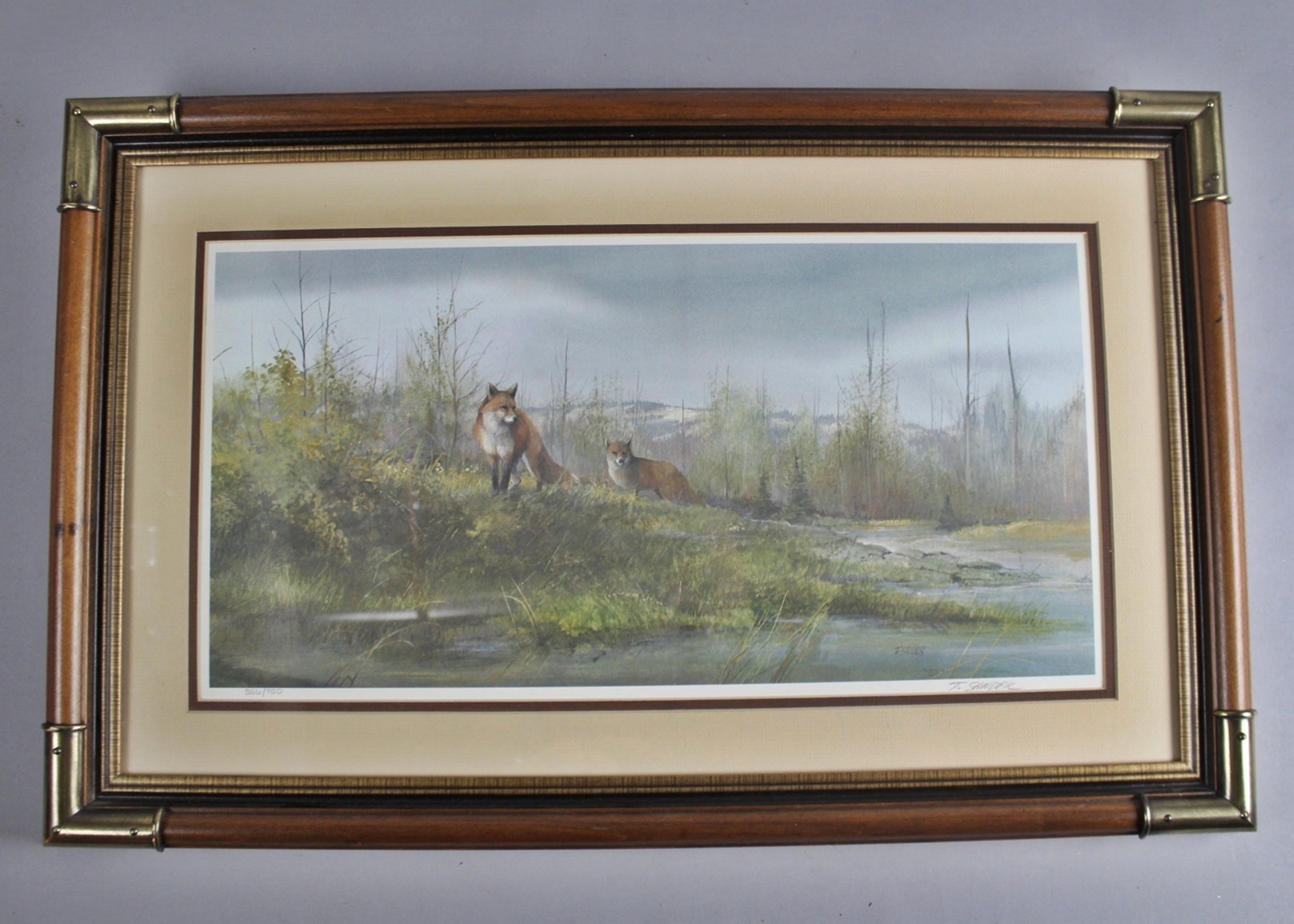 Tom Sander Litho Red Fox Signed/Numbered