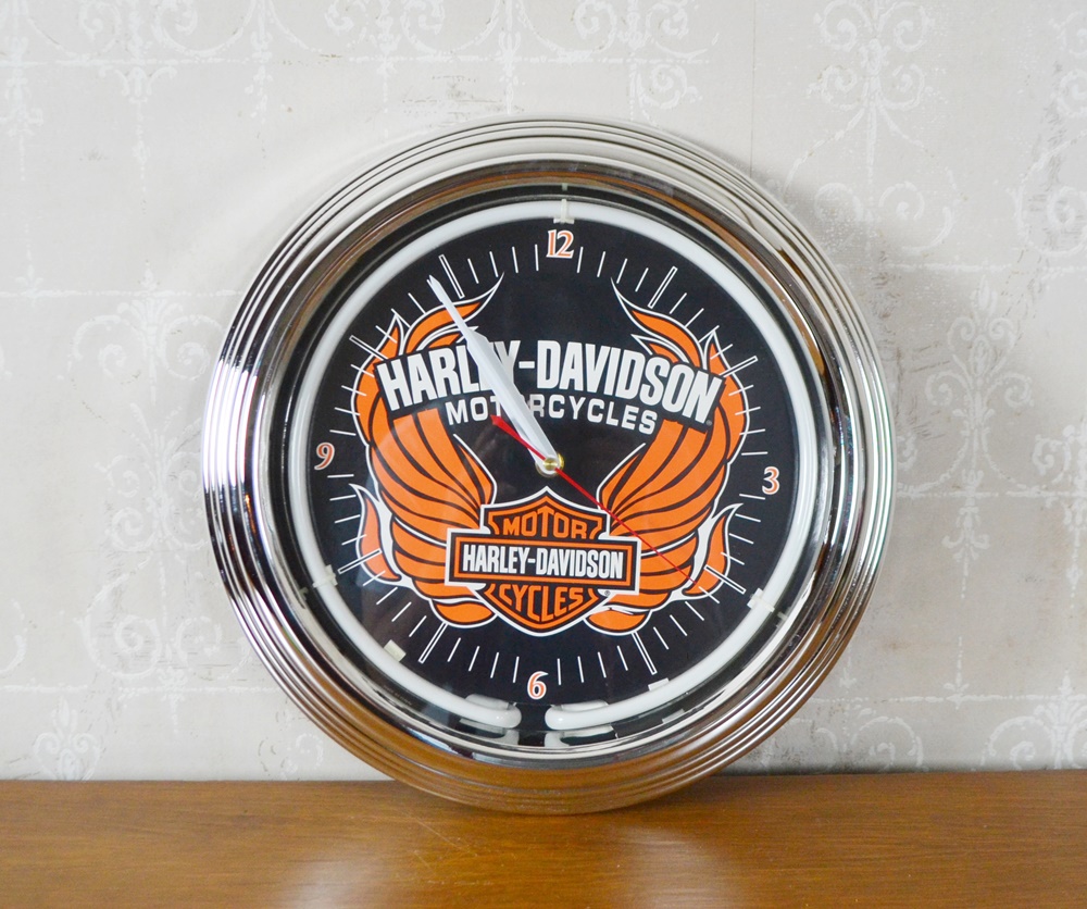 Harley Davidson Clock