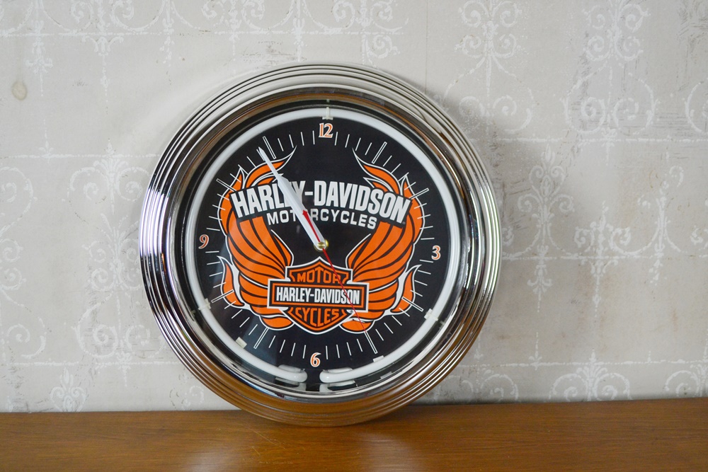 Harley Davidson Clock