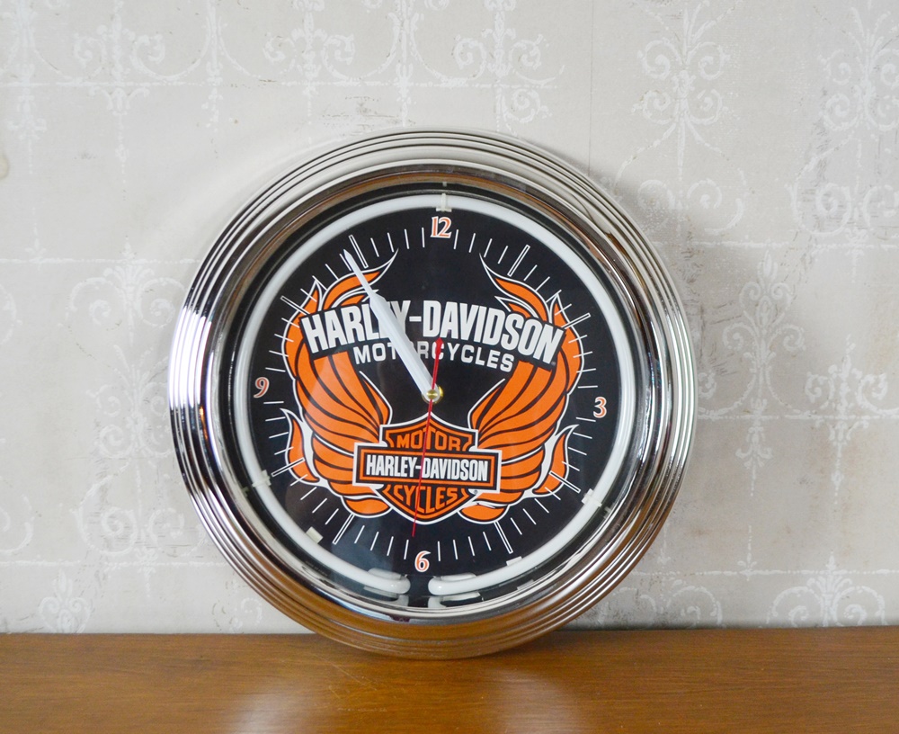 Harley Davidson Clock