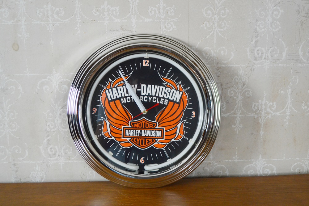 Harley Davidson Clock