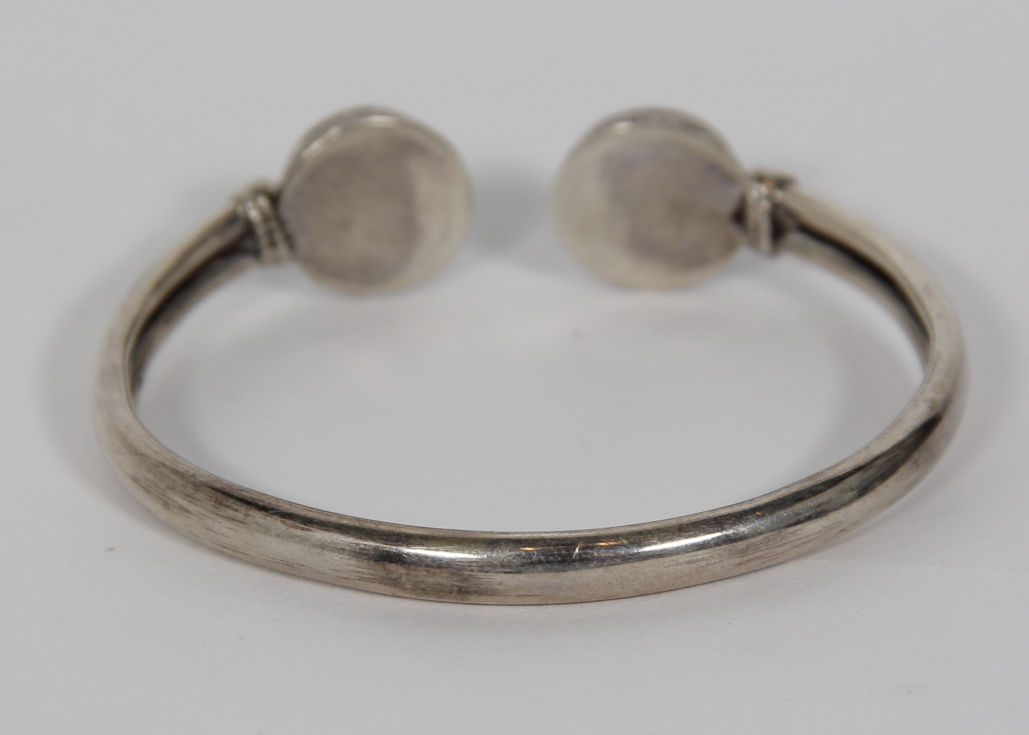 Vintage Sterling Silver Lapis Lazuli and Turquoise Cuff Bracelet