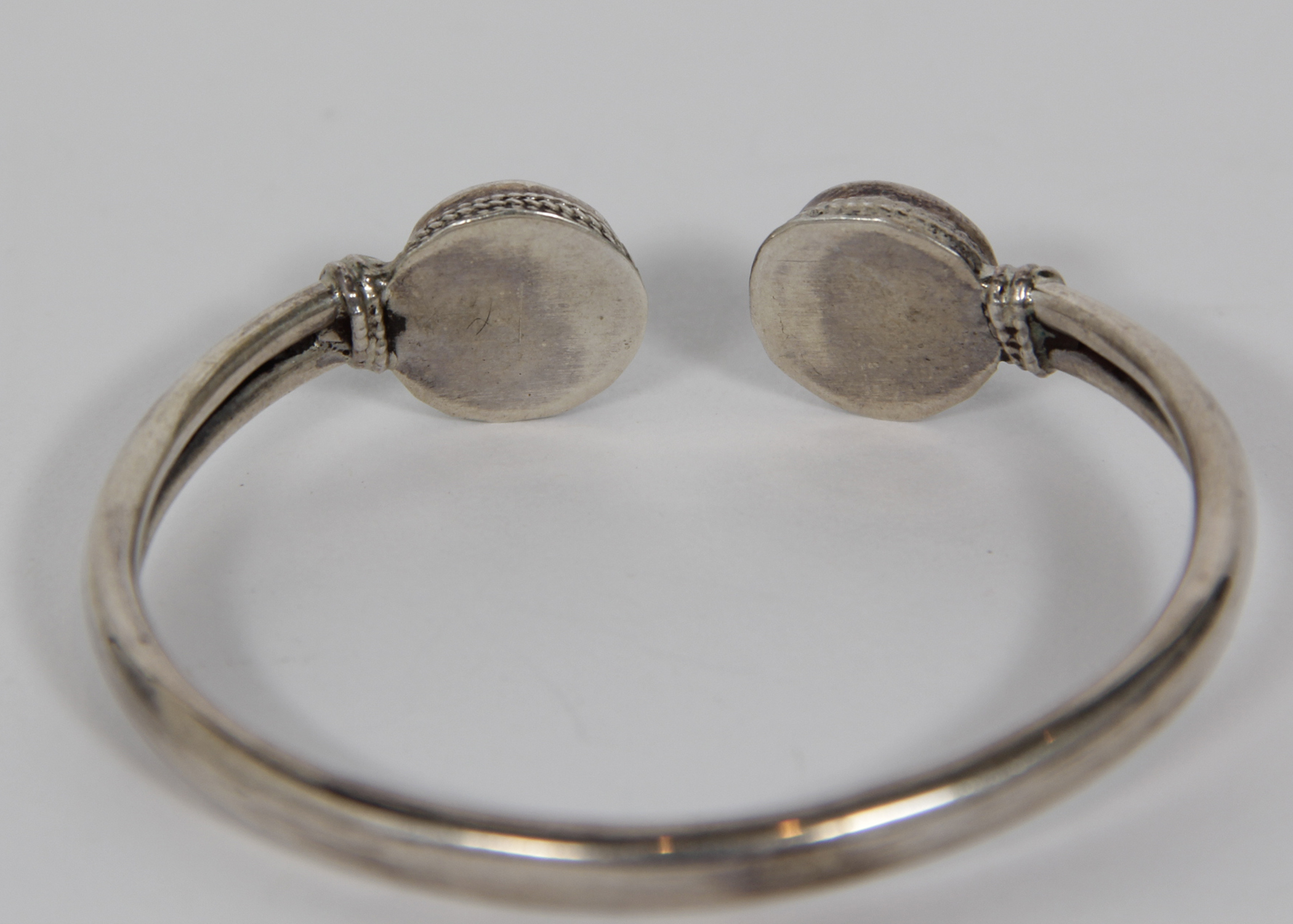 Vintage Sterling Silver Lapis Lazuli and Turquoise Cuff Bracelet