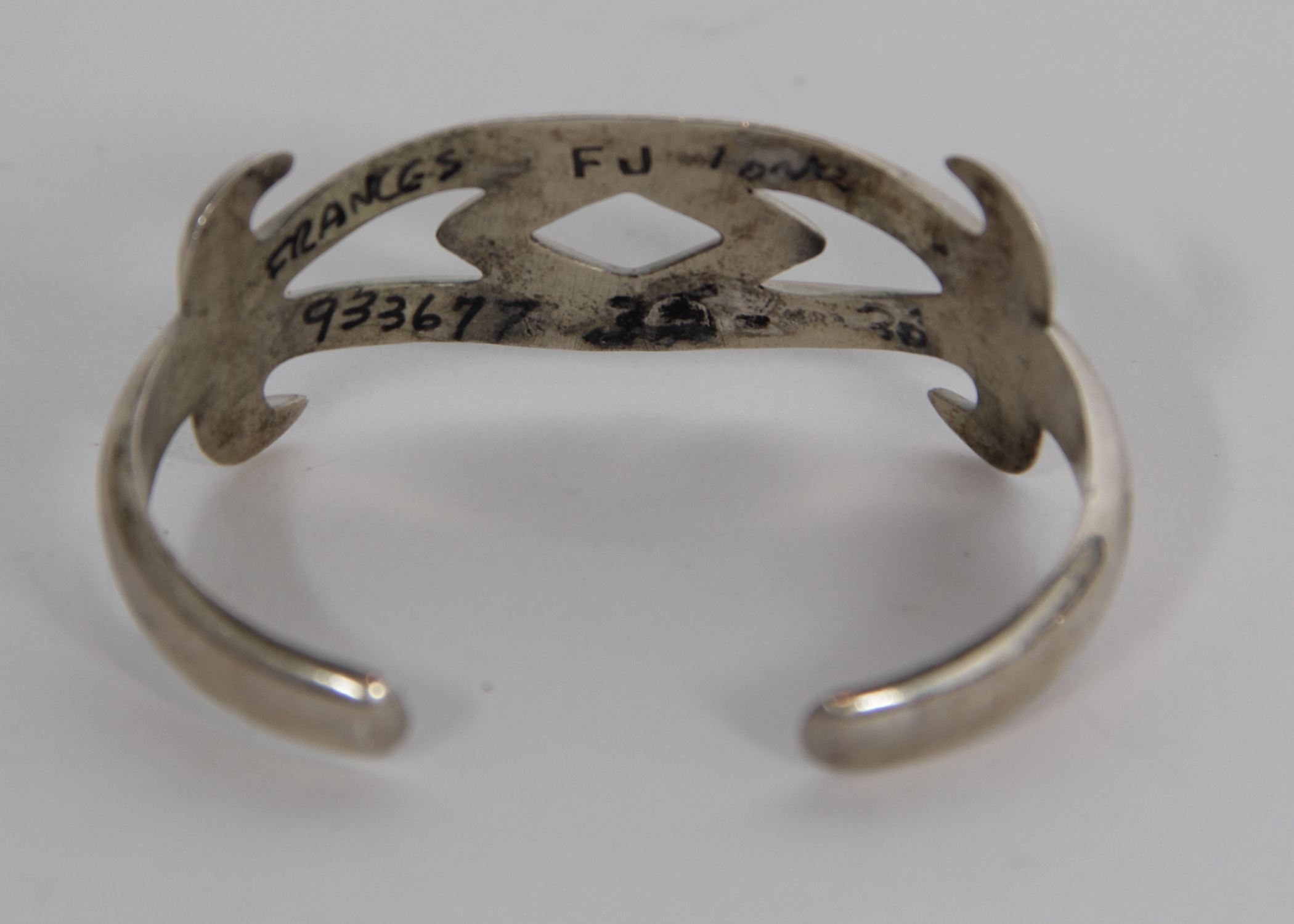 Vintage Sterling Silver Modern Cuff Bracelet